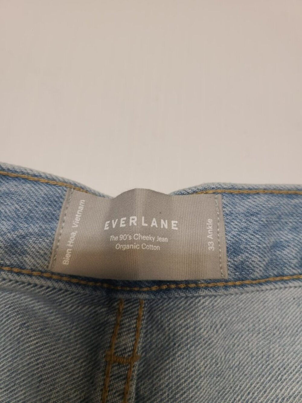 Everlane Womens 90s Cheeky Jeans Size 33 High Rise Straight Organic - Picture 6 of 12